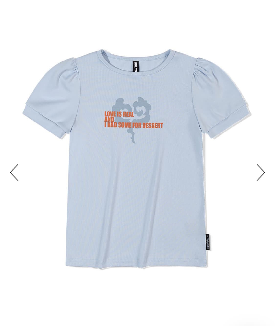 반택포)어글리쉐도우 퍼프 티셔츠 PUFF SHORT SLEEVED TOP 상품이미지1