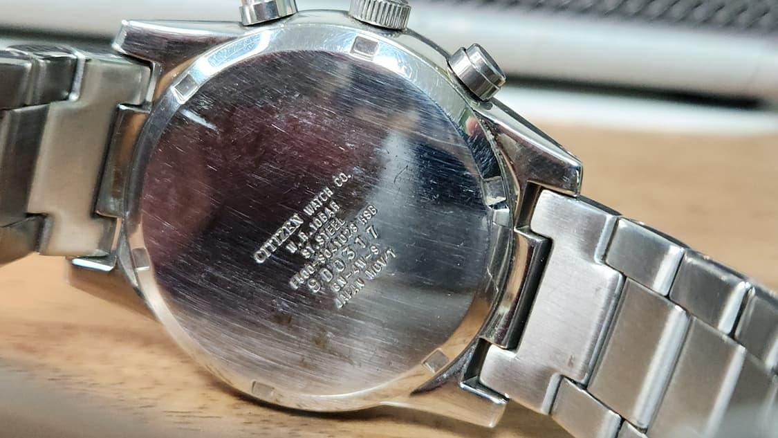 # 시티즌 크로노그래프 타임워커 남성명품시계 급처 상품이미지9