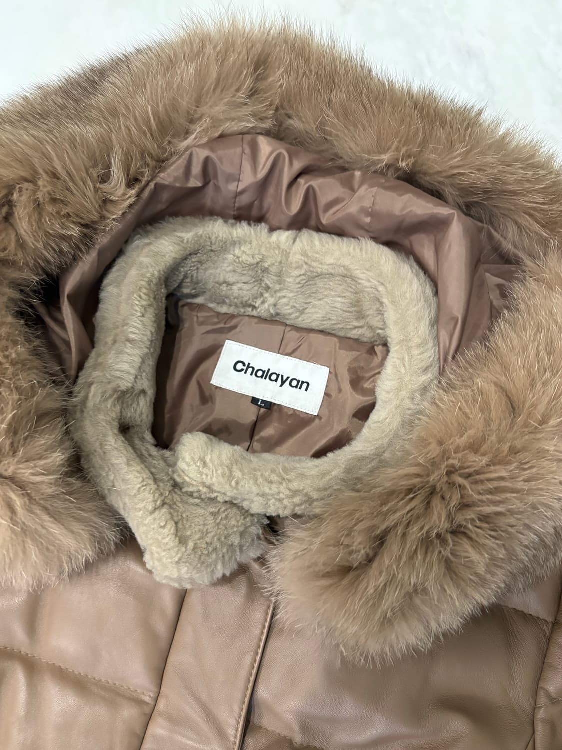 chalayan 양가죽롱패딩L 상품이미지3