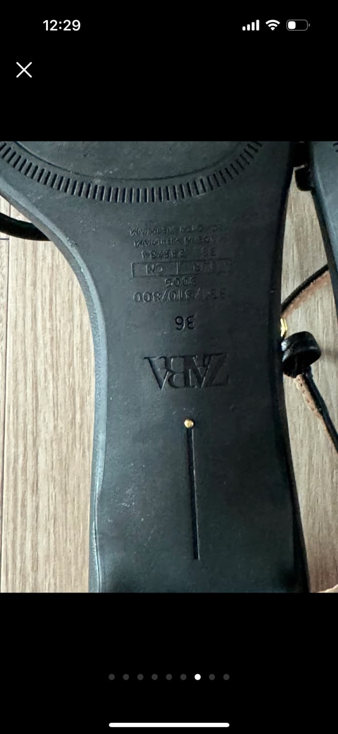 자라 스트랩 샌들 36 상품이미지9