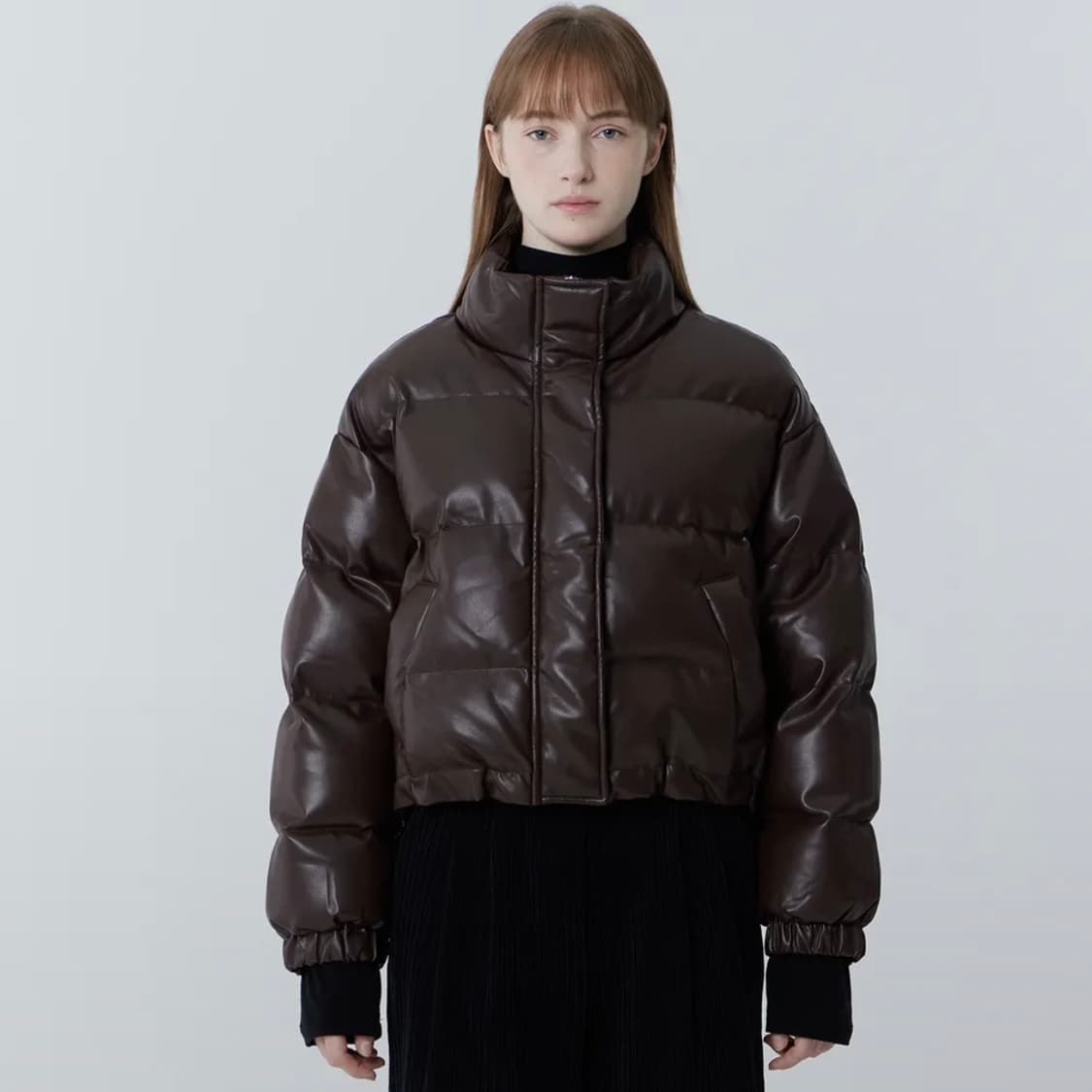 줄리아페페 레더 패딩 상품이미지1