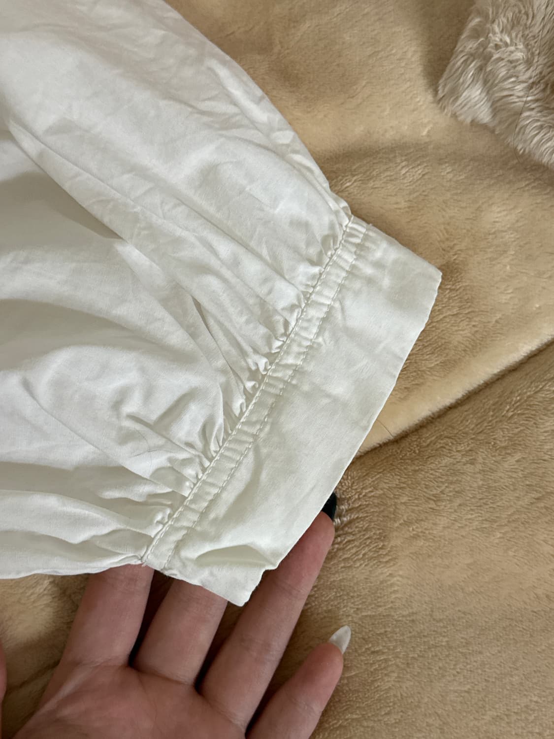 델리센트 스퀘어 티어드 반팔 원피스 / 미착용 상품이미지4