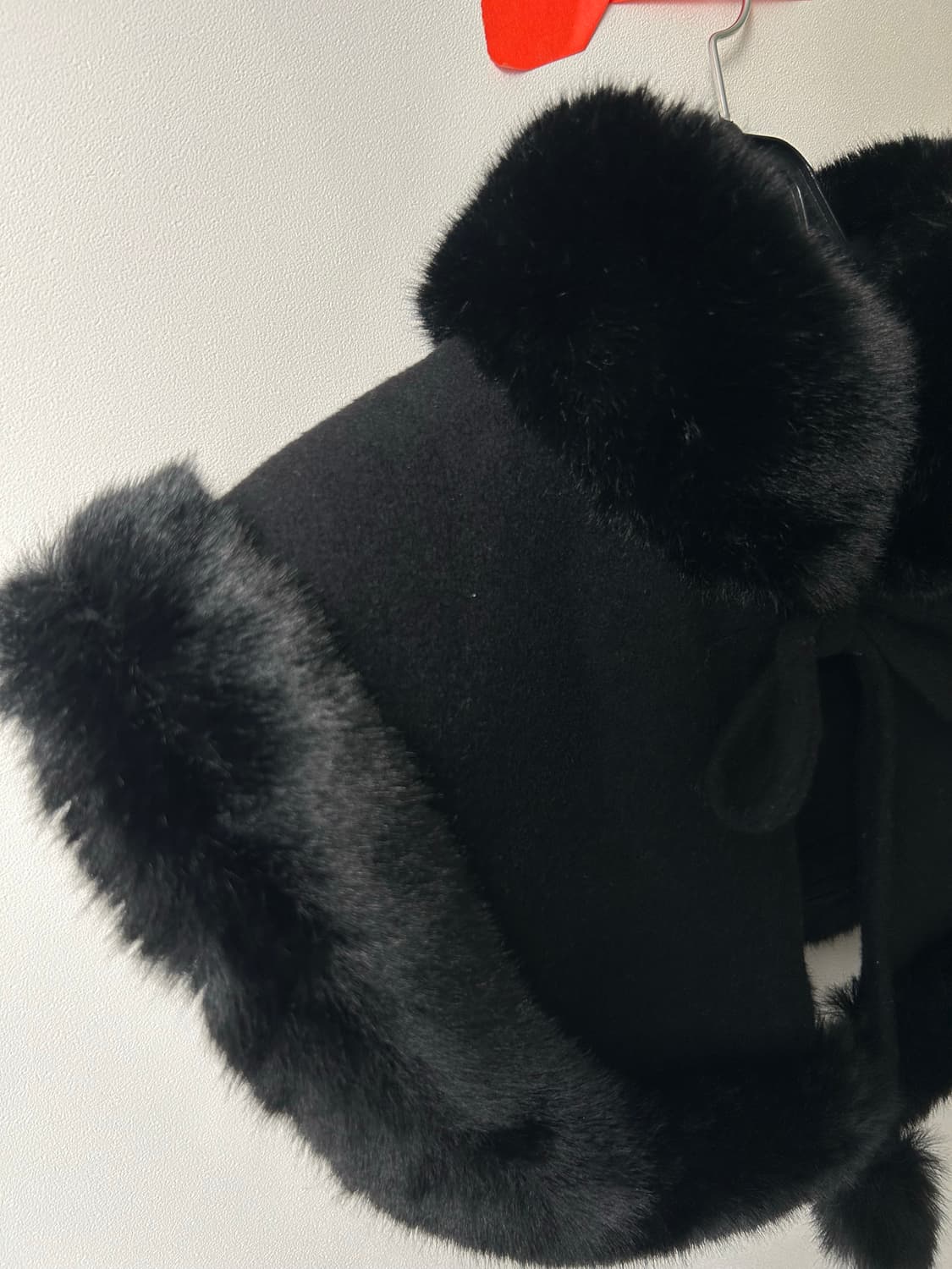 퍼 트리밍 넥 케이프 넥워머 상품이미지7