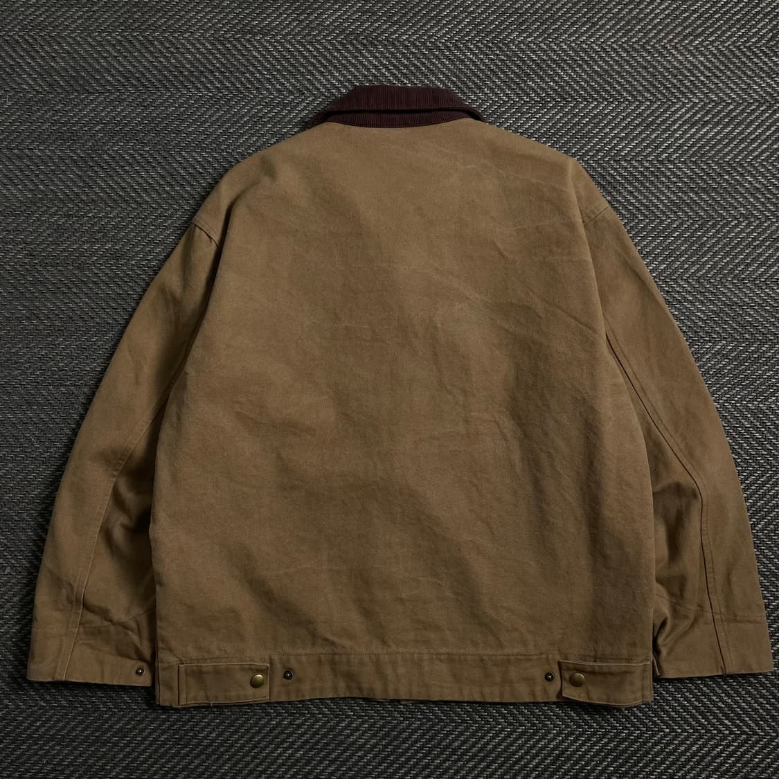 빈티지 올드스쿨 캔버스 워크 자켓 브라운y 4216 상품이미지5
