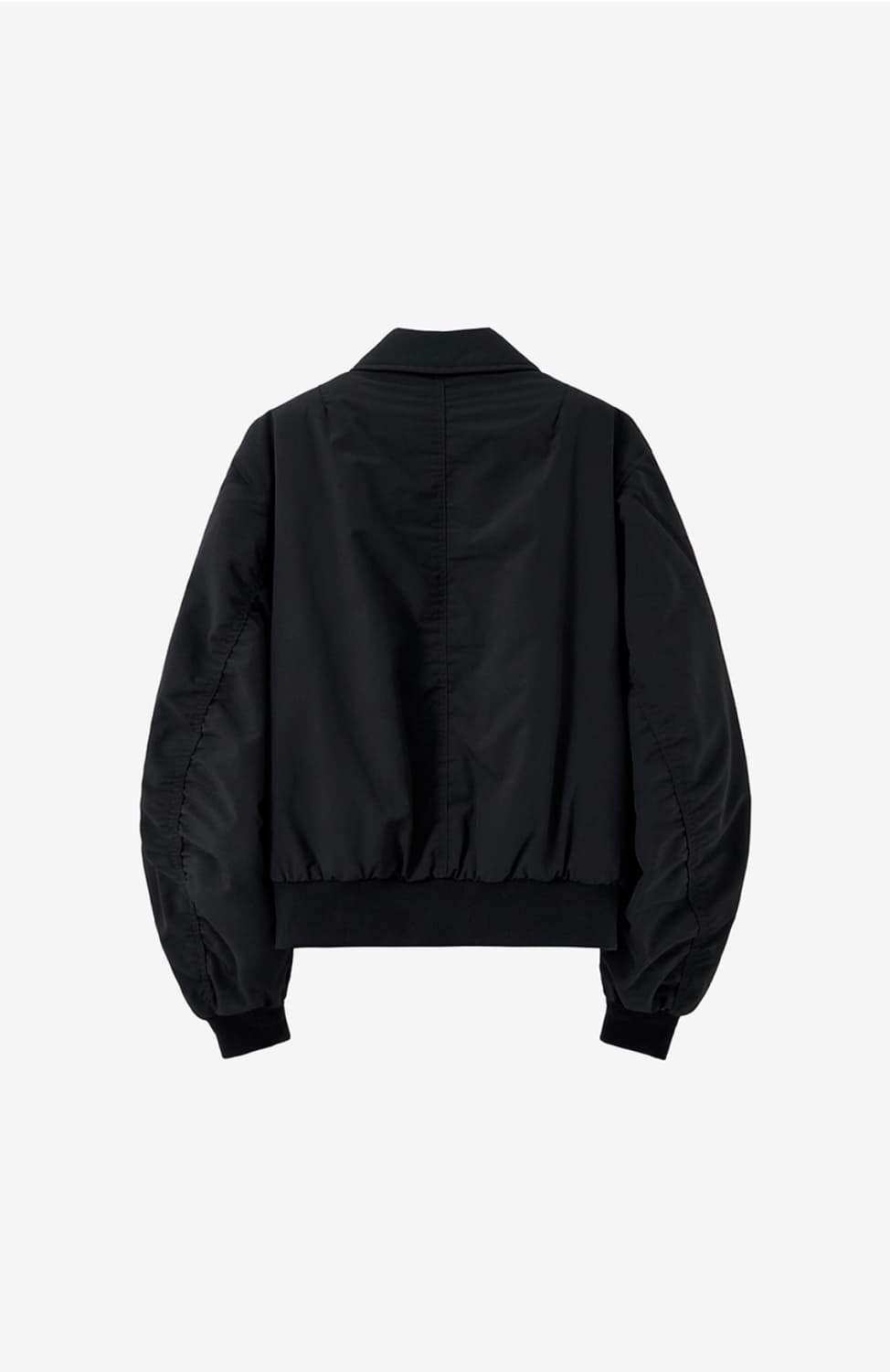 인사일런스 패디드 크롭 블루종 블랙 S 상품이미지2