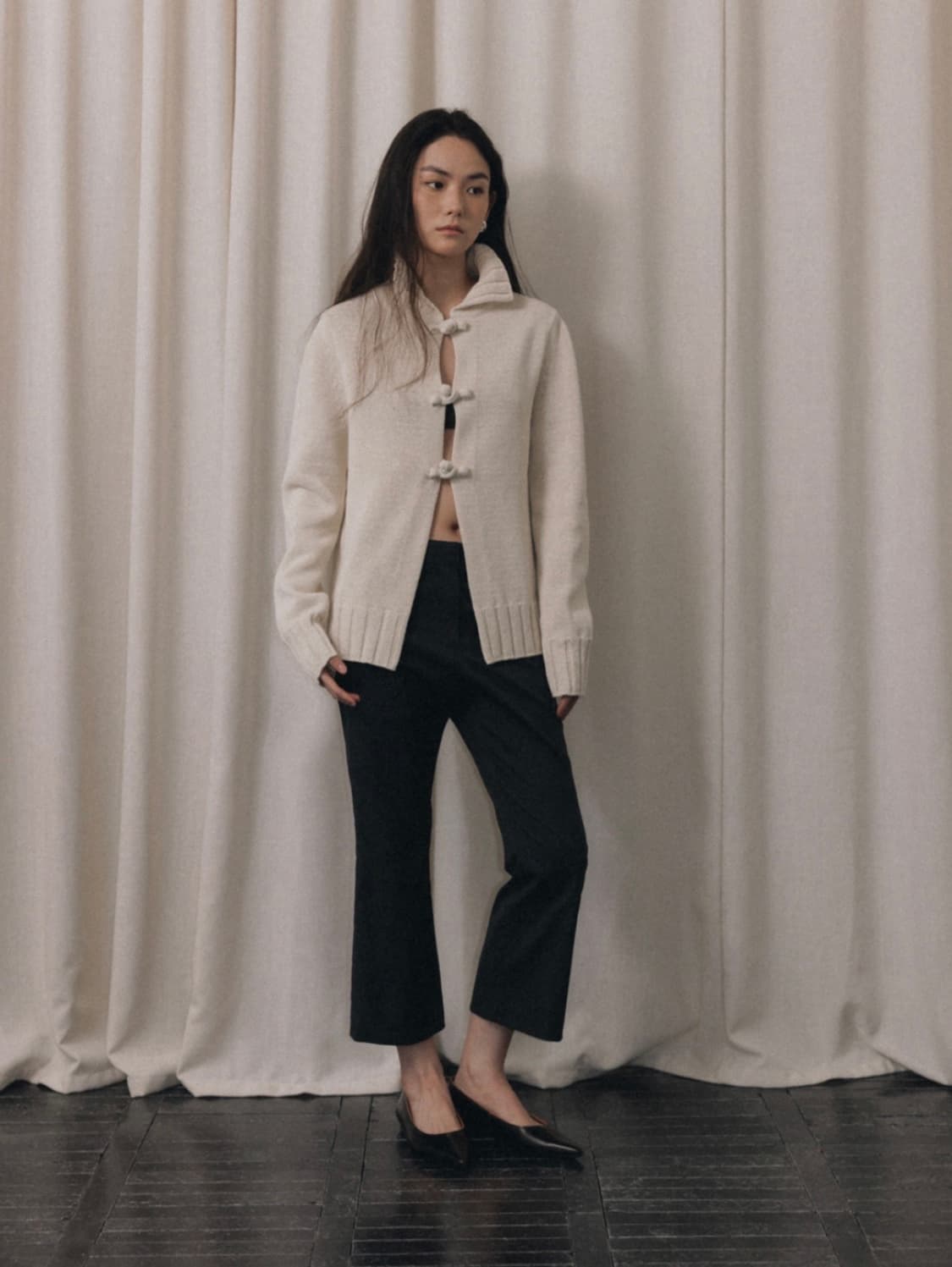 게드 STRIPE CAPRI PANTS  상품이미지2