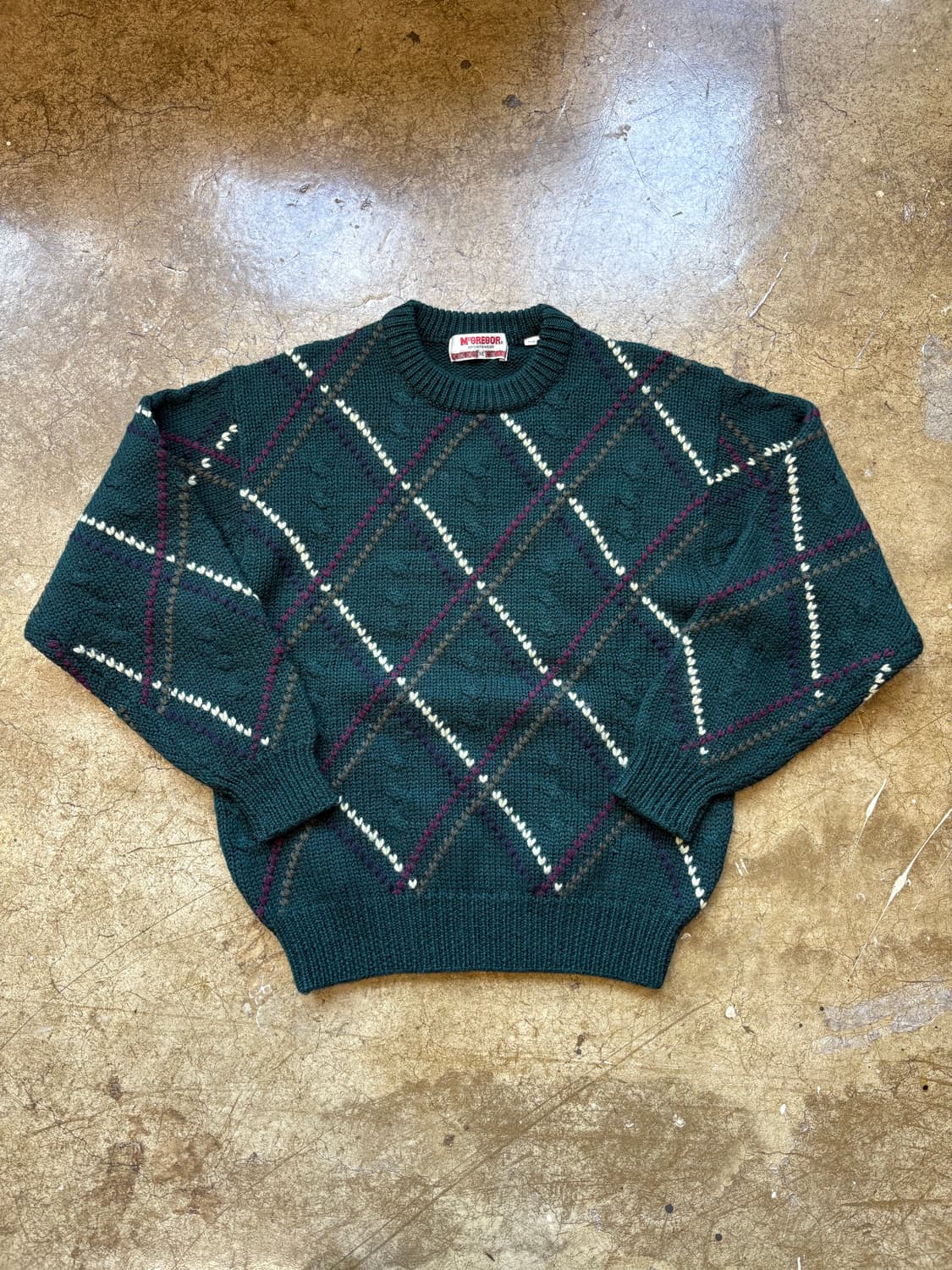 Mcgregor 울 빈티지 자수 니트 상품이미지1