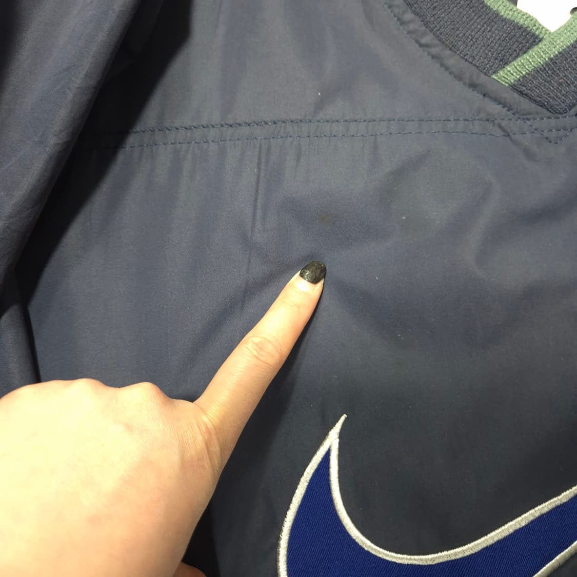 나이키 네이비 빅로고 웜업 XL 상품이미지5