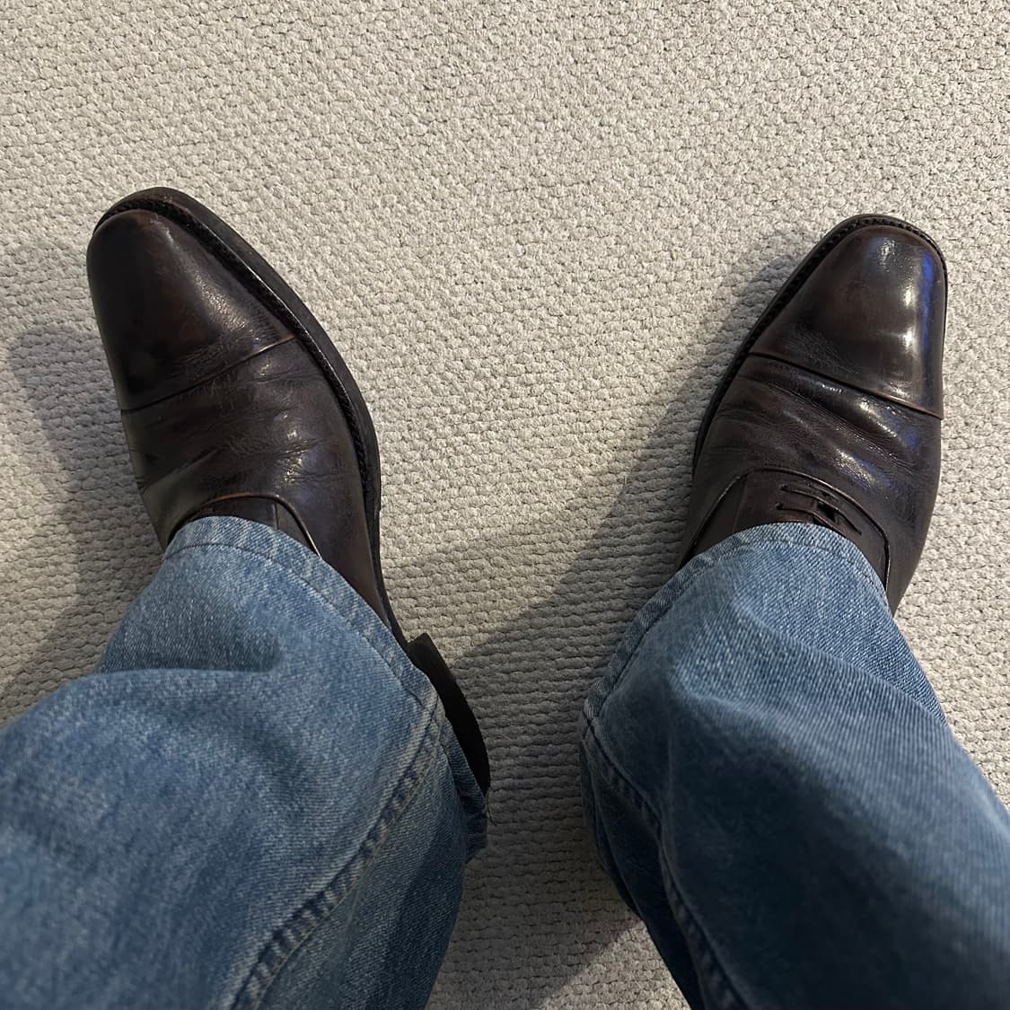 00s 제냐 Zegna XXX Couture 캡토 옥스포드 구두 상품이미지2