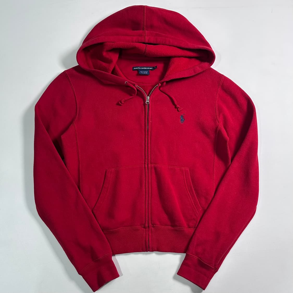 폴로 랄프로렌 레드 후드집업  상품이미지1