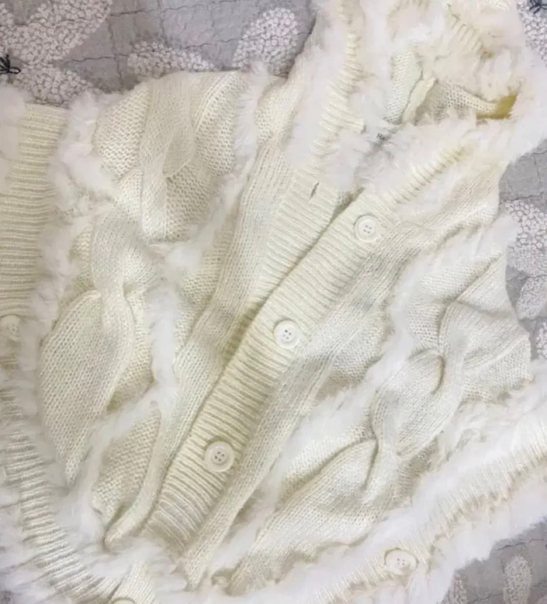 아이보리 빈티지 케이프 (히메갸루 달천깔) 상품이미지1