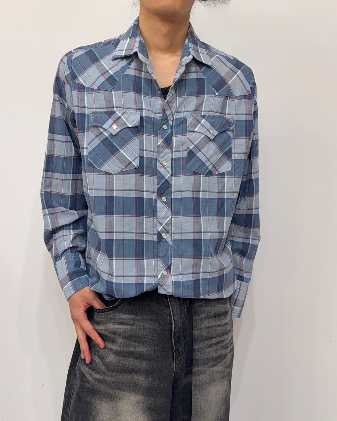 Youngbloods Authentic Western 빈티지 웨스턴 셔츠 상품이미지7