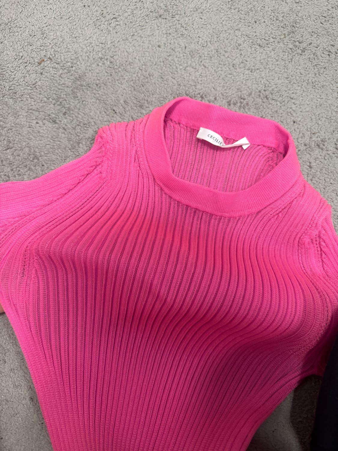 세실리에 반센 핑크 원피스 상품이미지3