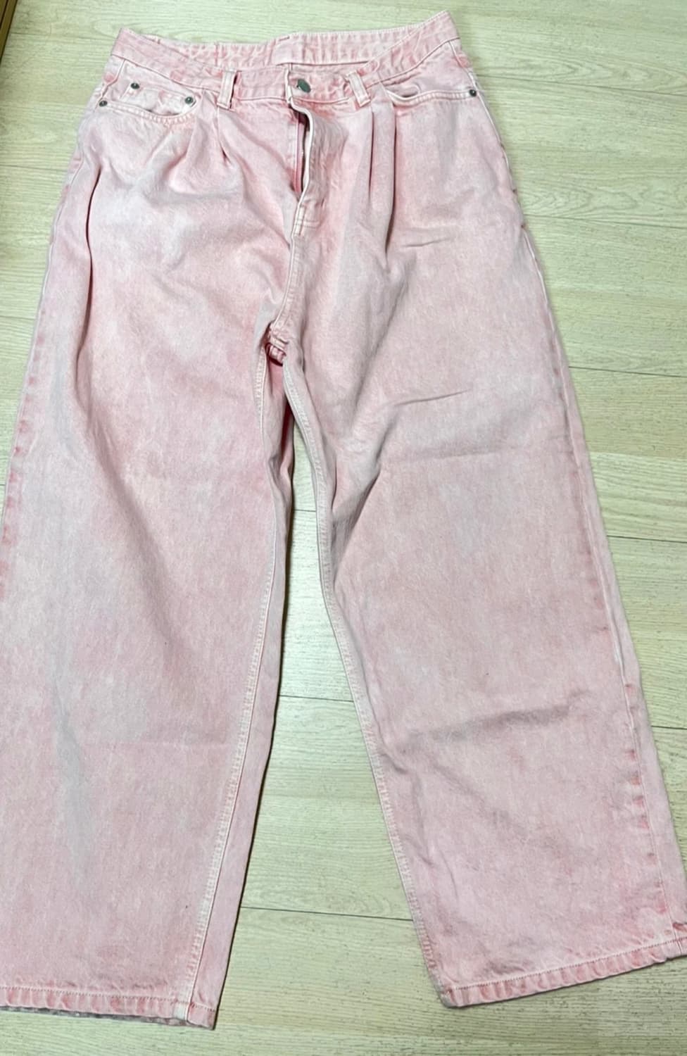 벌스데이수트 핑크와이드데님 상품이미지6
