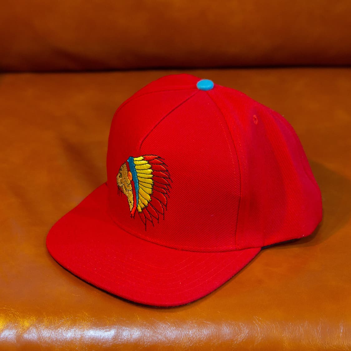 13FW 골프왕 네이티브 캣 캡 레드 상품이미지2