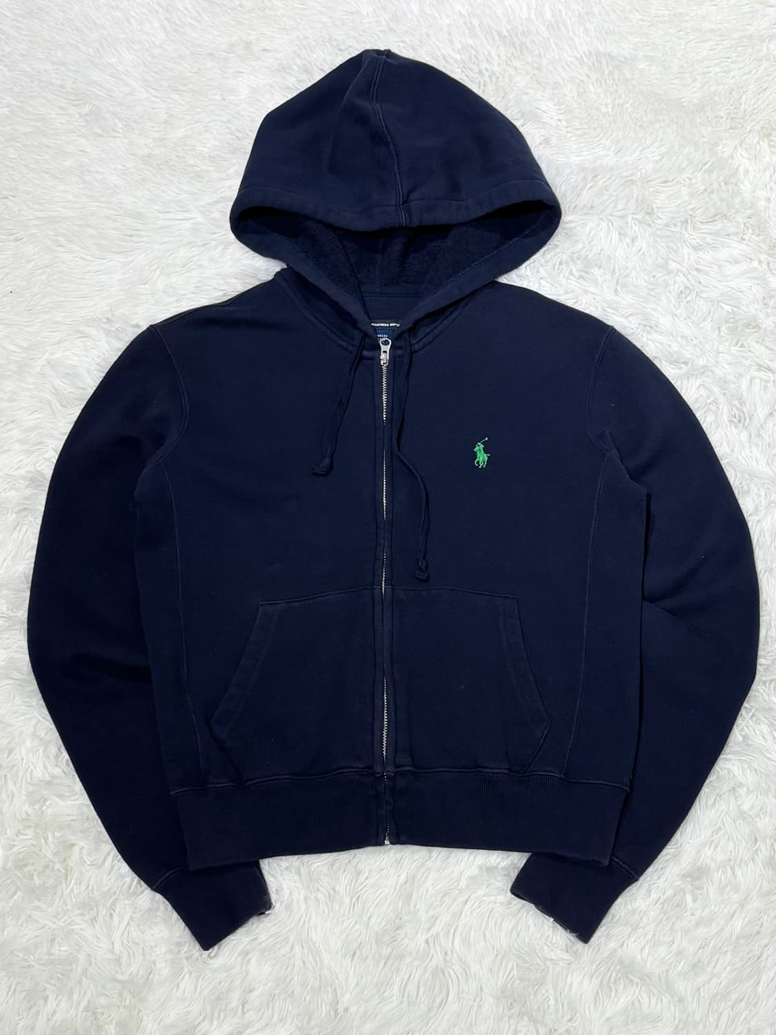 폴로랄프로렌 네이비 그린포니 후드집업 상품이미지3