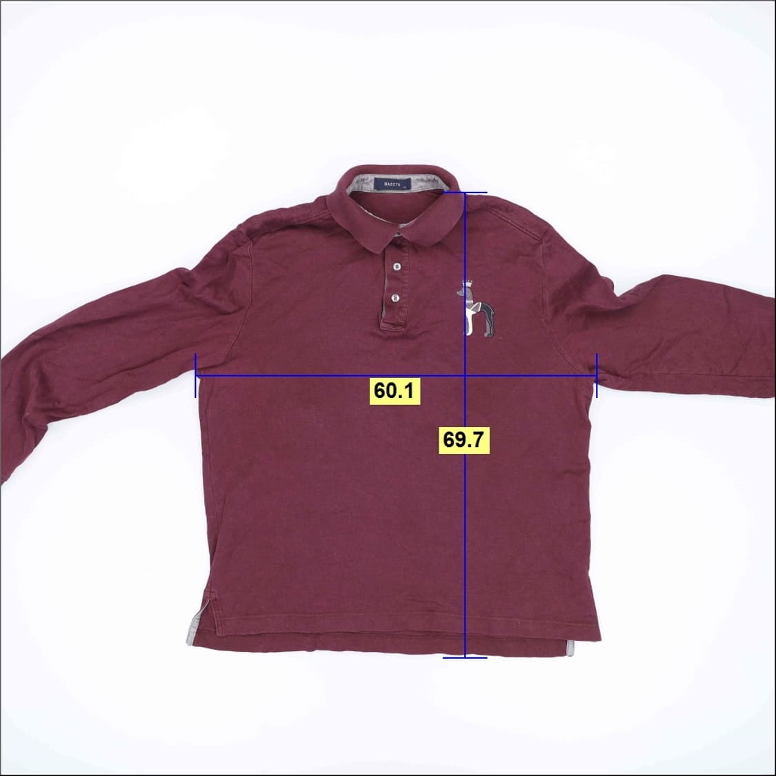 110 헤지스 긴팔 카라티 0414H1 상품이미지5