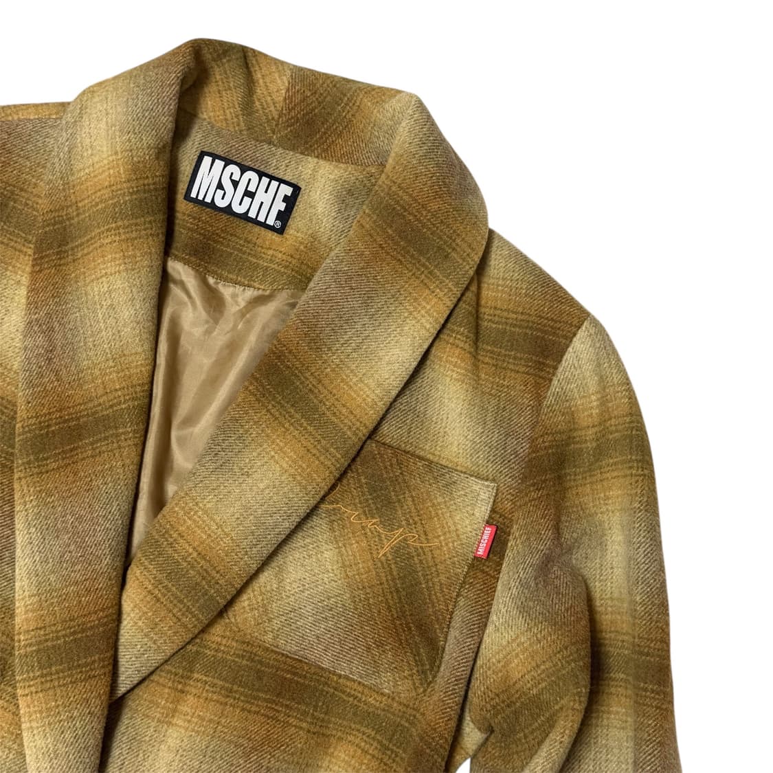 미스치프 체크 로브 코트 상품이미지4