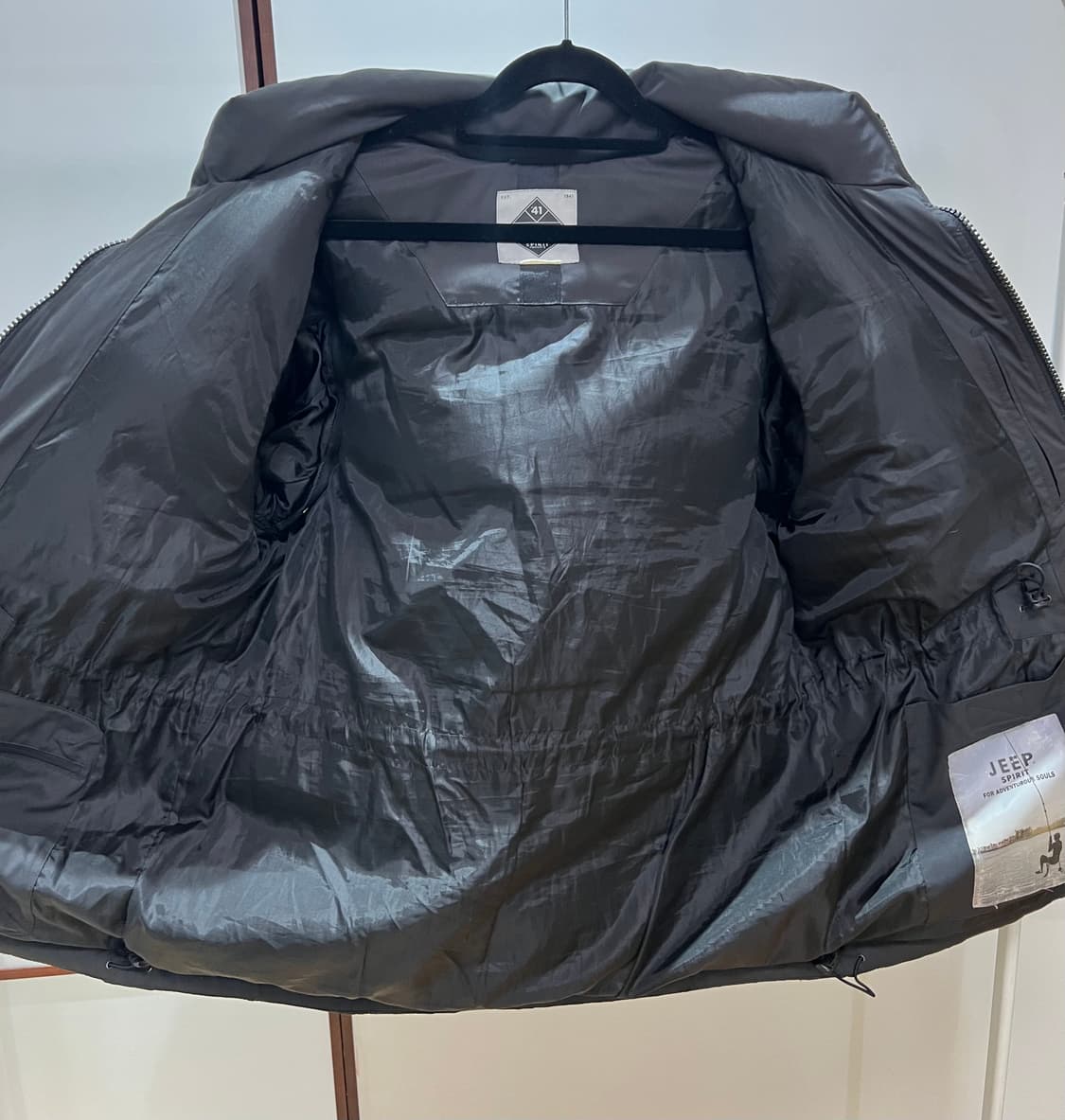 지프(Jeep) 빈티지 차콜 덕다운-팔 분리 2way 점퍼 (105) 상품이미지5