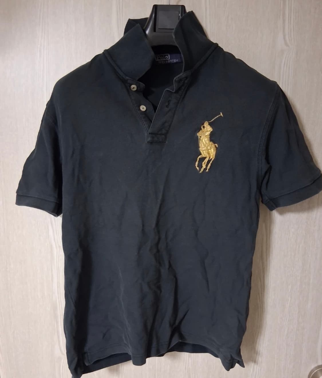 정품 폴로랄프로렌 빅포니 황금 카라 반팔티 M 상품이미지1