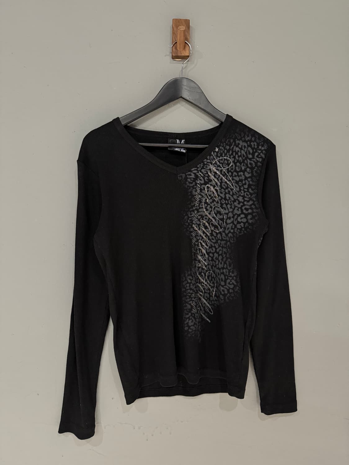 leopard pattern lettering long sleeve 상품이미지4