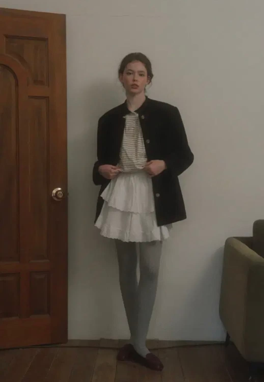 위드아웃썸머 오프 레이스 스커트 화이트 상품이미지4