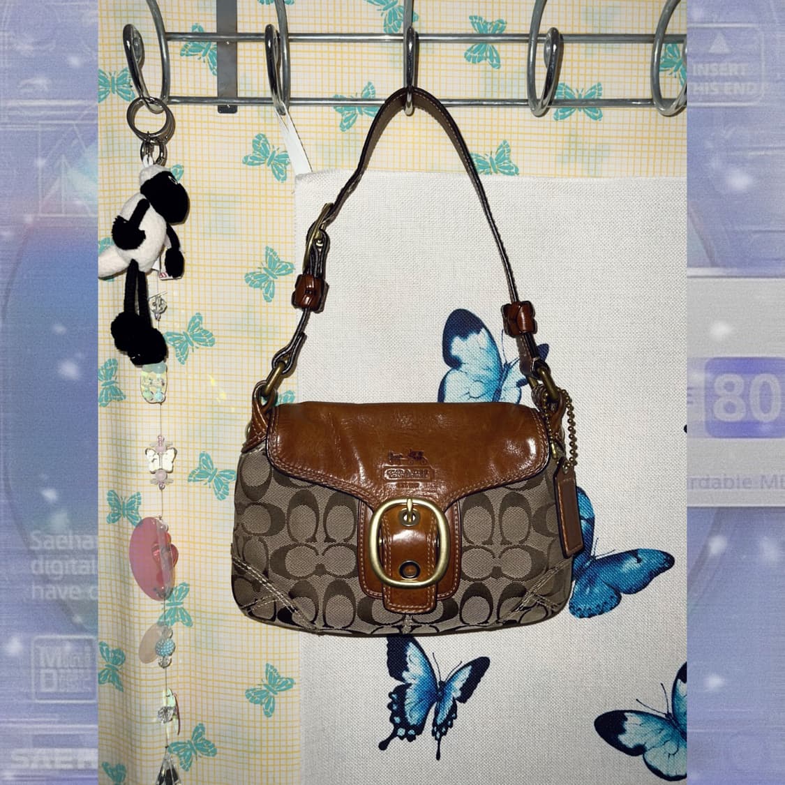 코치 브라운 미니 숄더백 상품이미지3