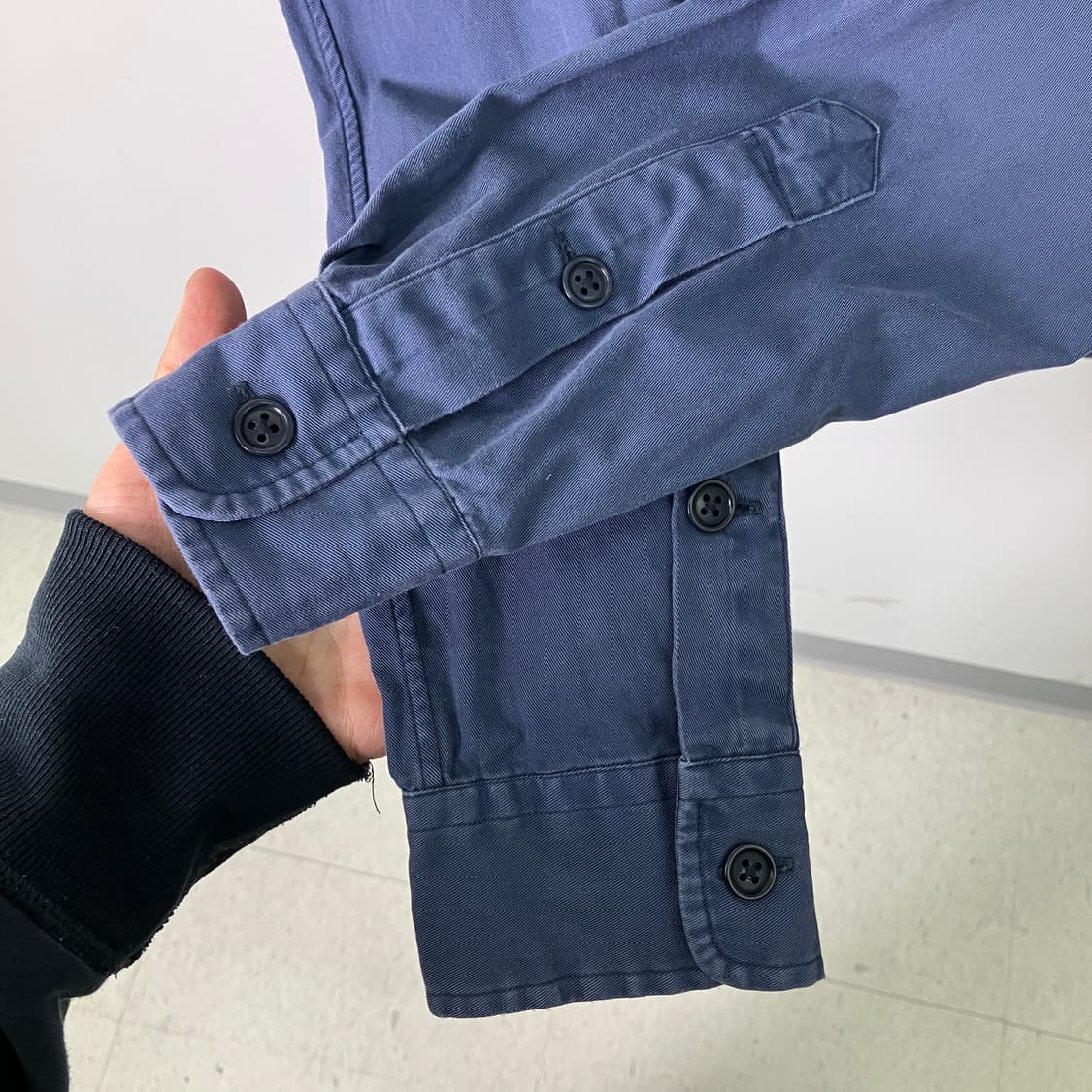 폴로 랄프로렌 네이비 코튼 워크 셔츠 S 상품이미지8