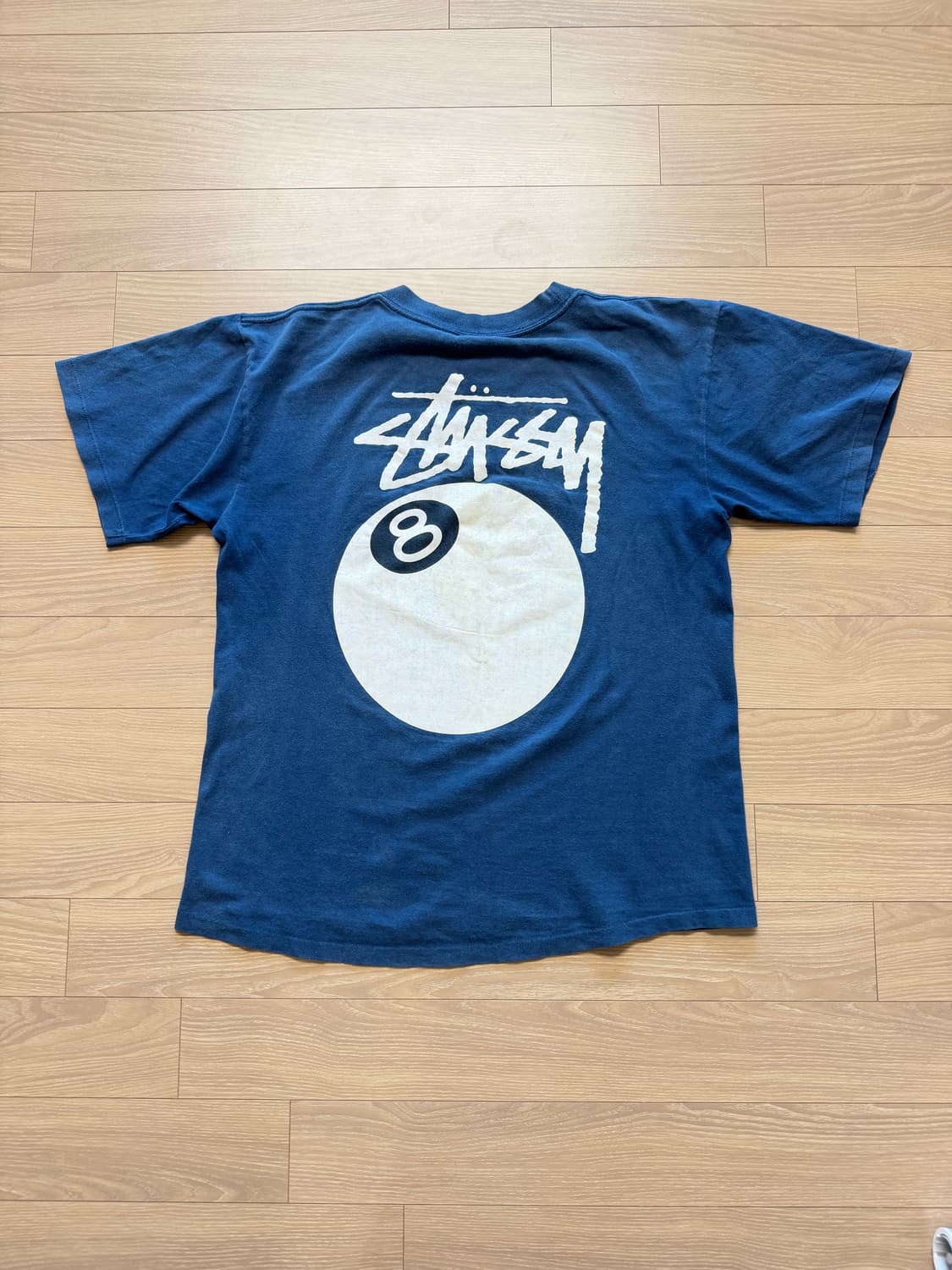00s 스투시 8볼 티셔츠 네이비 usa made 상품이미지5