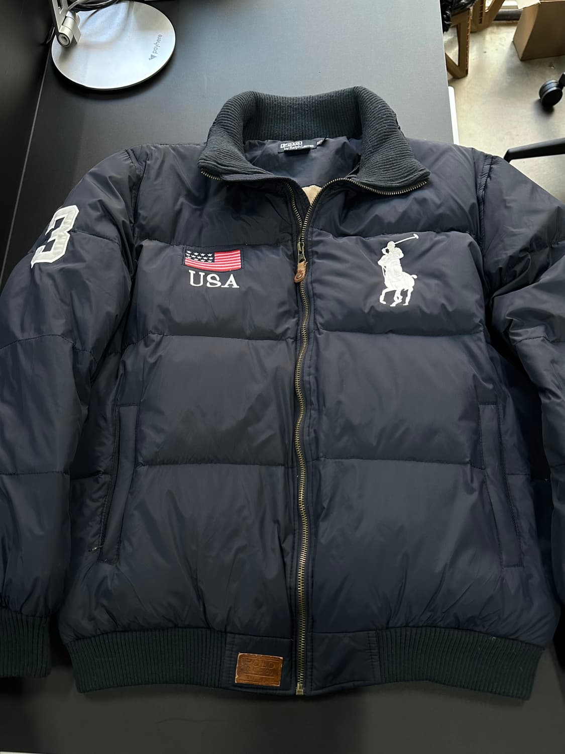 폴로랄프로렌 US성조기 빅포니 넘버링 푸퍼자켓2XL 상품이미지6