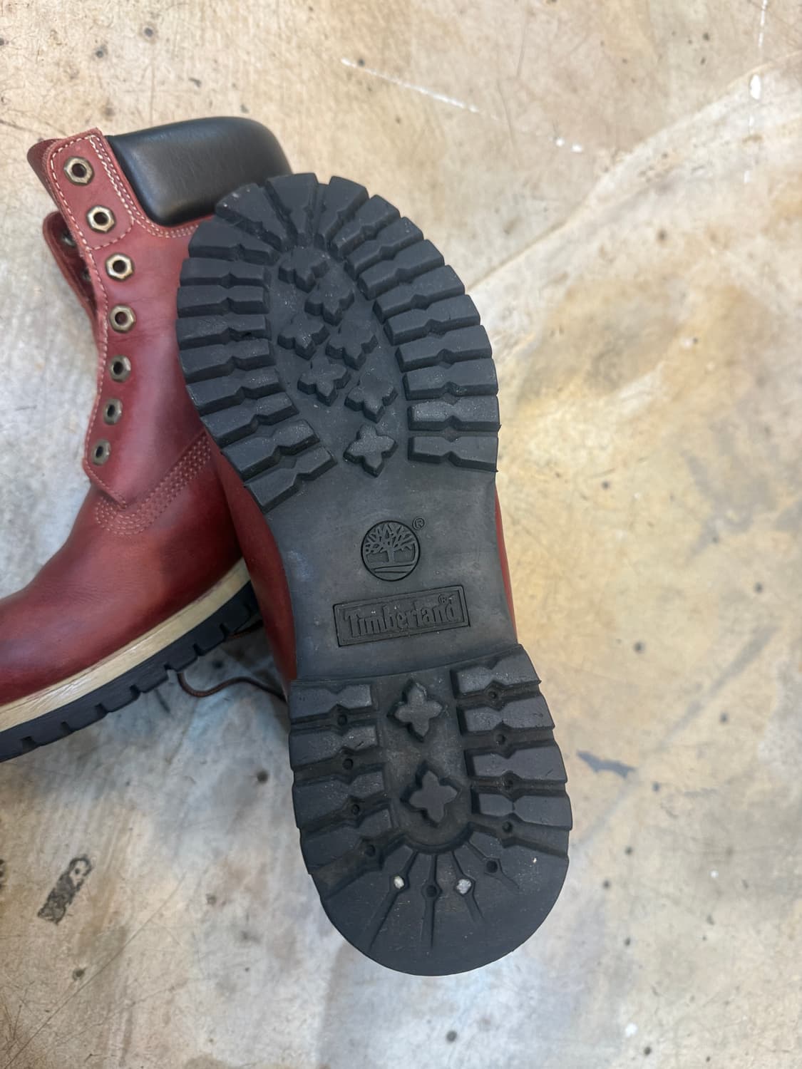 90s 팀버랜드 6‘’  oxblood made in usa 상품이미지5