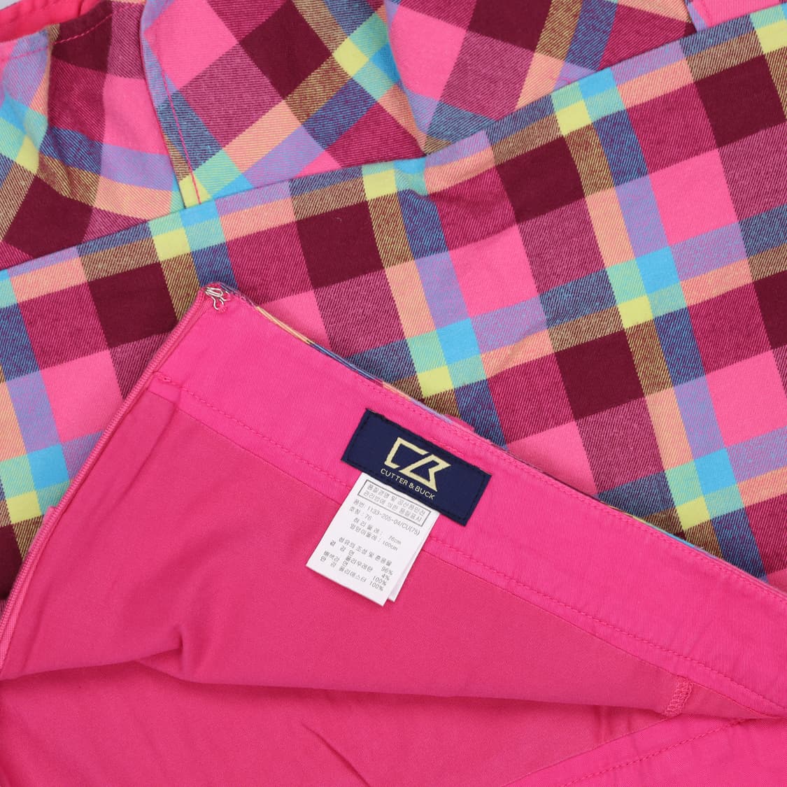 [76] 커터앤벅 골프 여성 체크 스커트 치마바지 1103HR1 상품이미지4