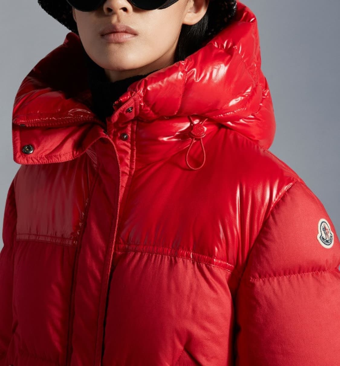(W) 몽클레르 에티발 쇼트 다운 자켓 레드 - 22FW 상품이미지2