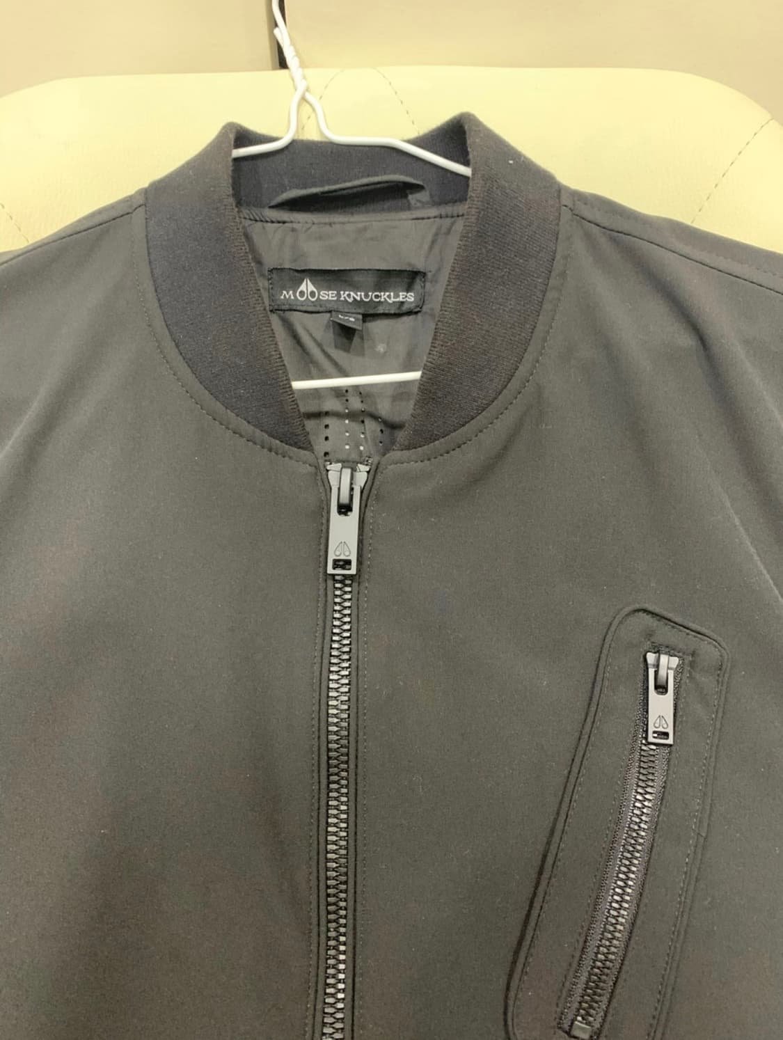 18SS MK 8192 MSJ 무스너클 블랙 봄버 자켓 상품이미지3