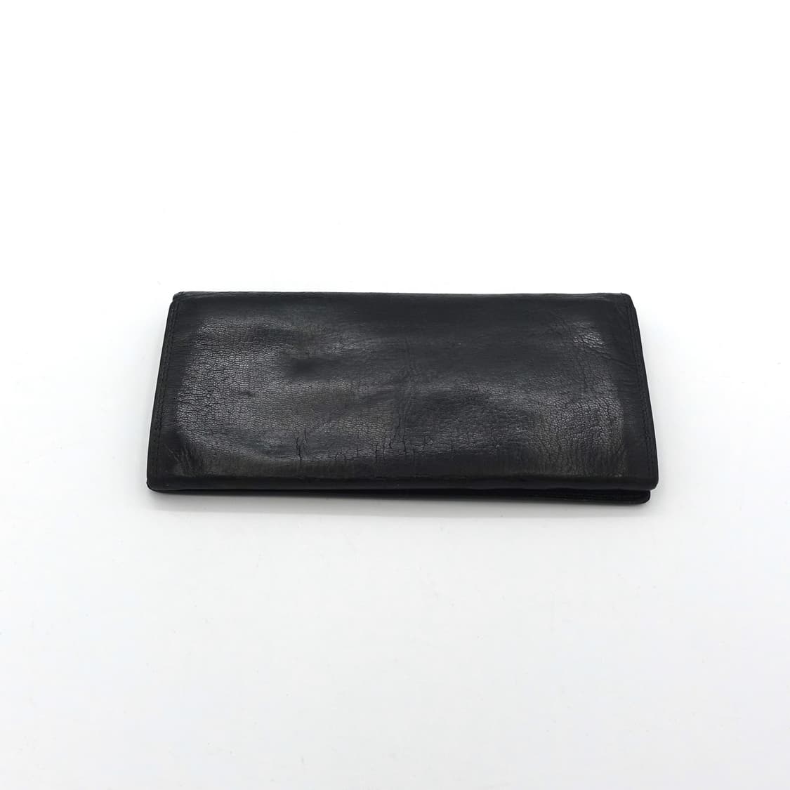 LEATHER 빈티지 블랙 레더 가죽 장지갑 상품이미지3