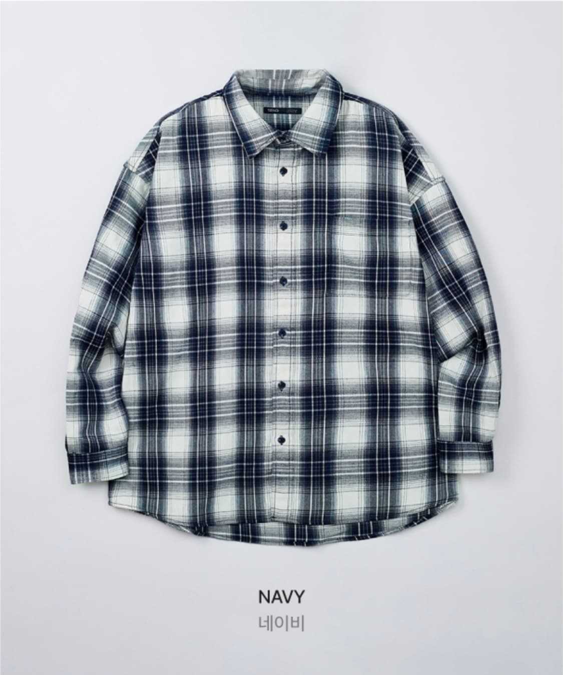 스파오 오버핏 플란넬셔츠 M 상품이미지2