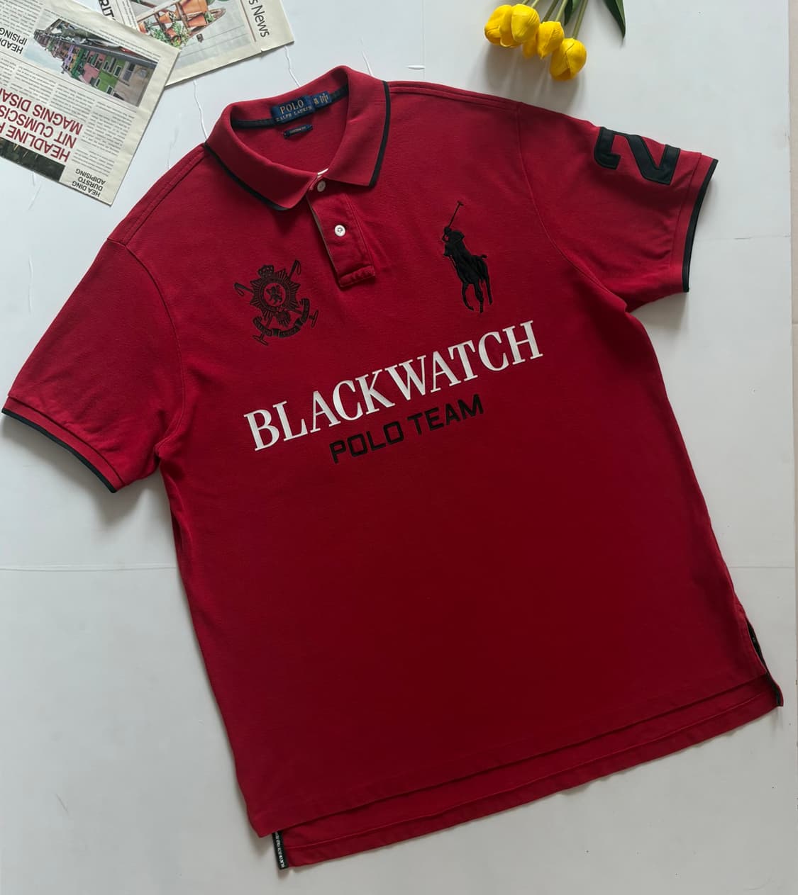 Polo 폴로랄프로렌 치프키프 블랙워치 카라티 상품이미지1