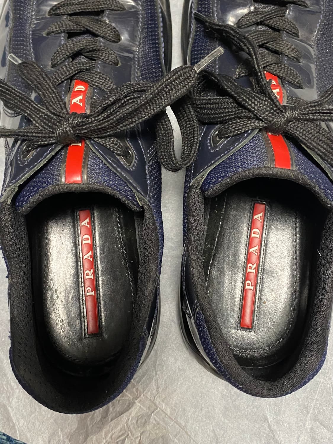 프라다 아메리칸 컵 UK 8.5 네이비 상품이미지3