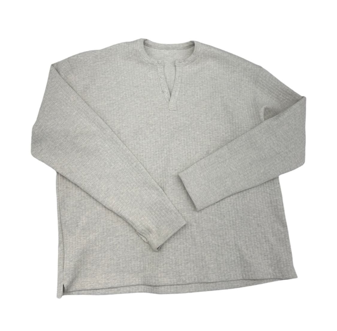 논노드 핑거 홀 헨리넥 오트밀 2사이즈 팝니다 상품이미지1