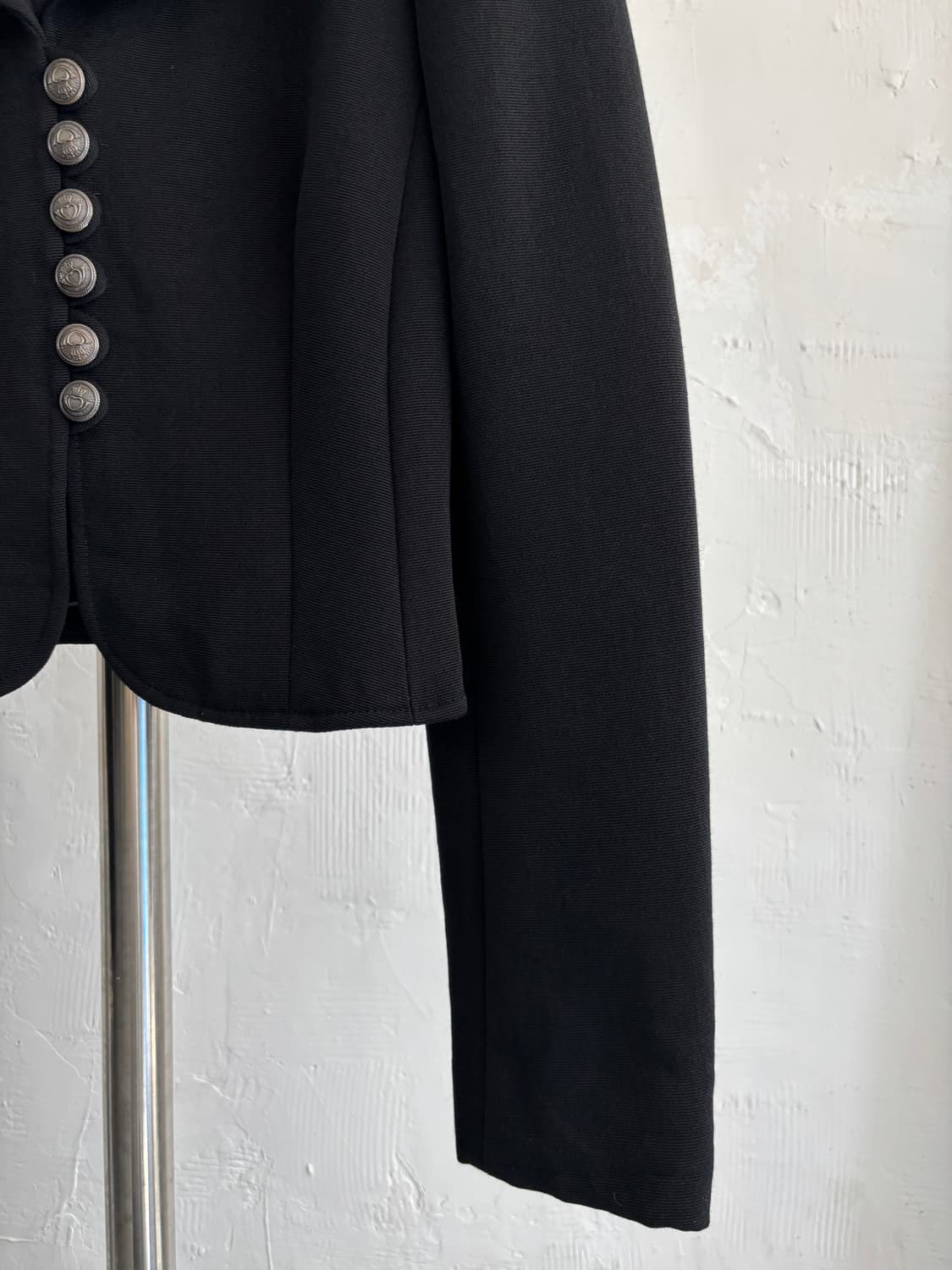 Moschino 모스키노 블랙 숏 울 자켓 상품이미지8