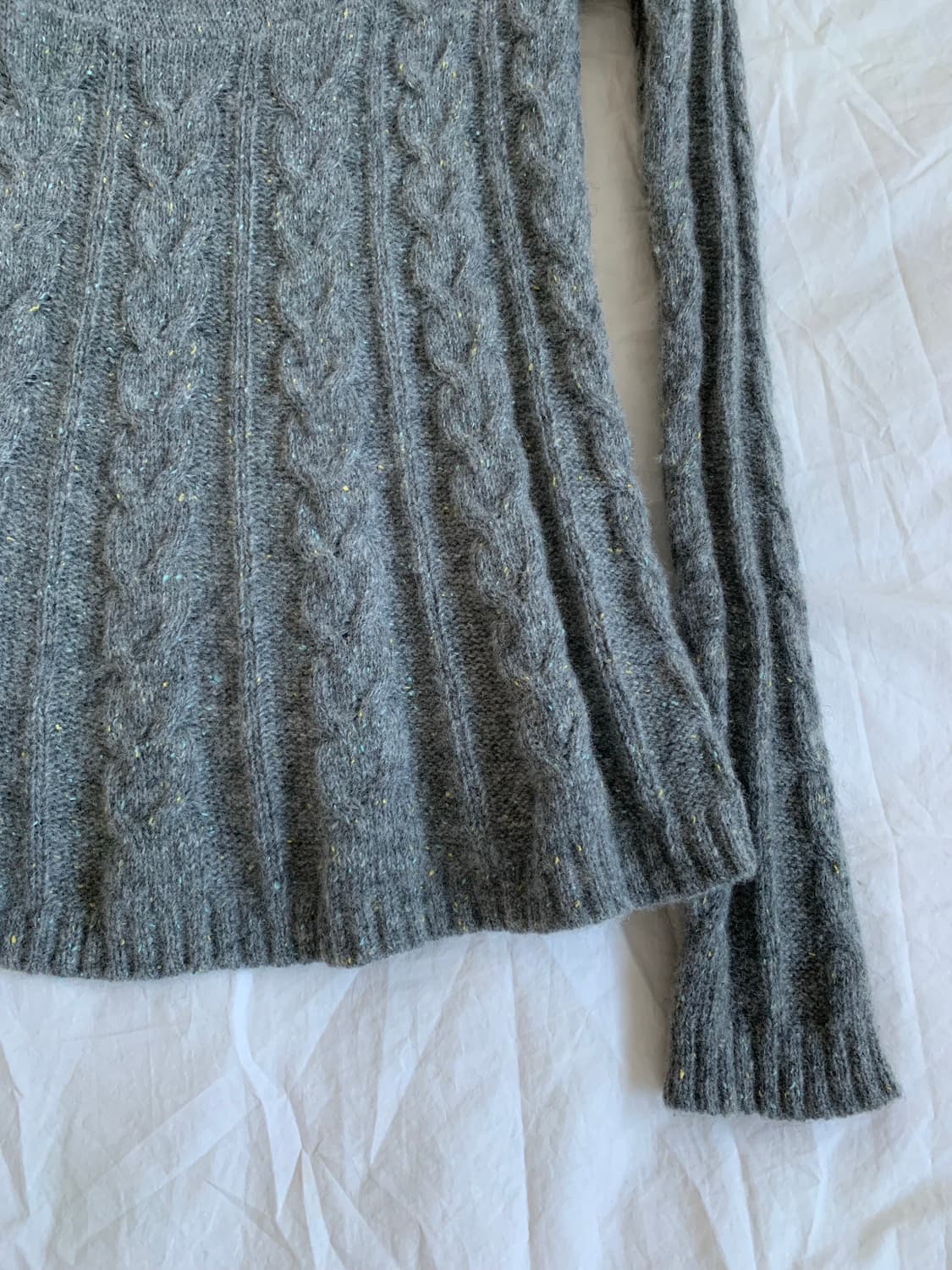 그레이 플레어 니트 상품이미지4