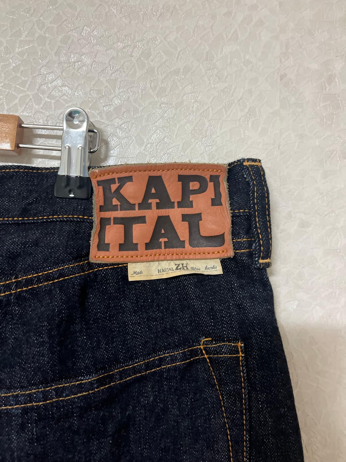 캐피탈 14oz 데님 몽키 42size 인디고 상품이미지2