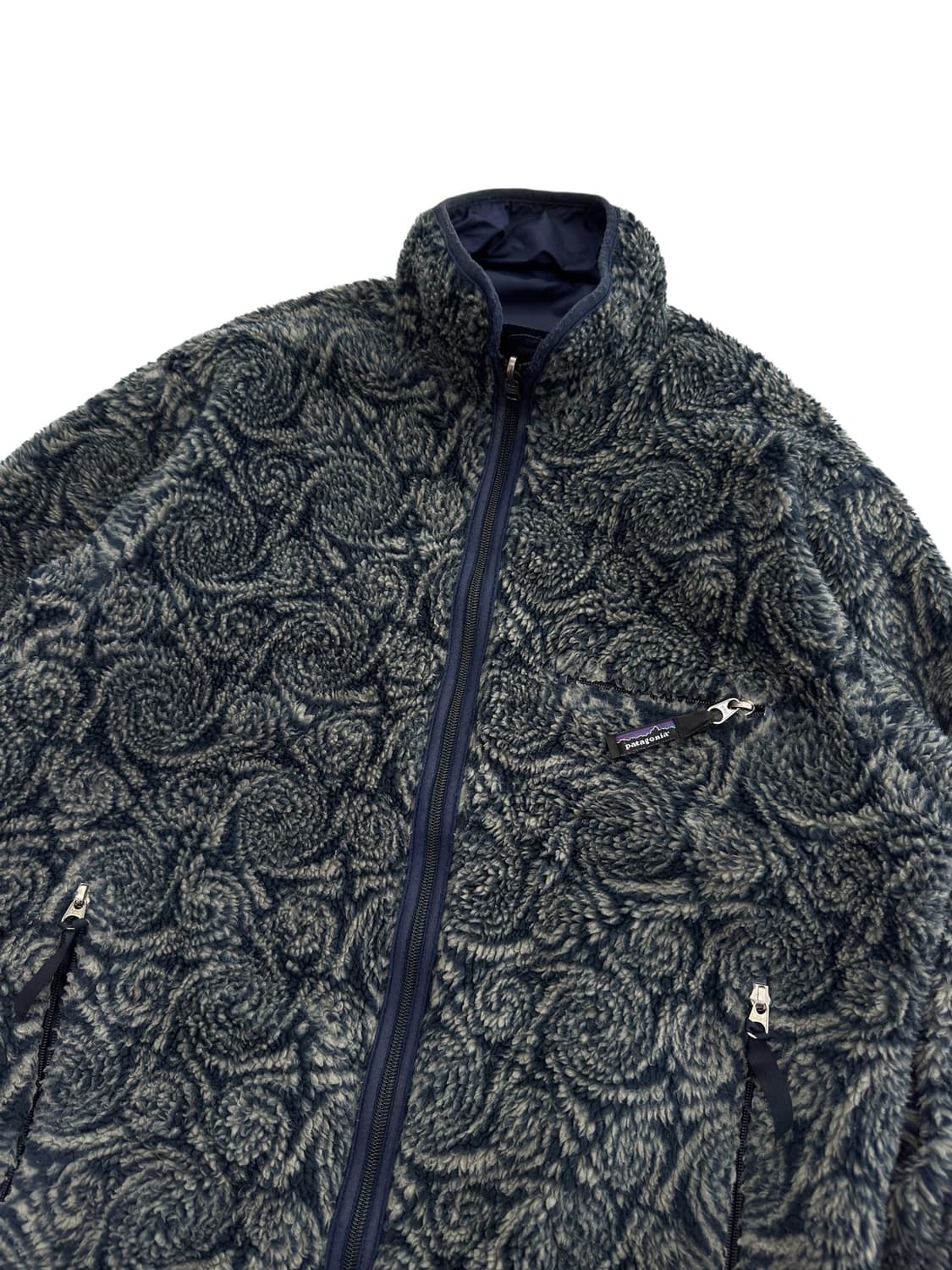 98's 파타고니아 글리세이드 리버서블 후리스 made in usa 상품이미지3