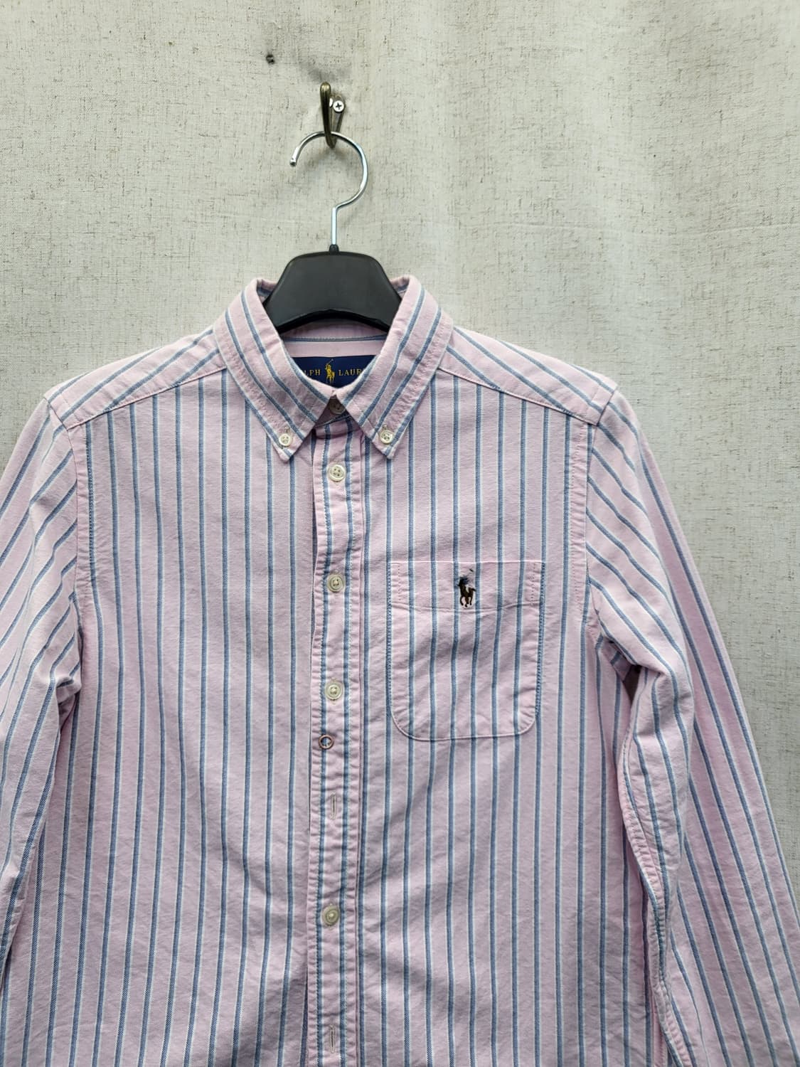 폴로 랄프로렌 핑크 스트라이프 셔츠 상품이미지3