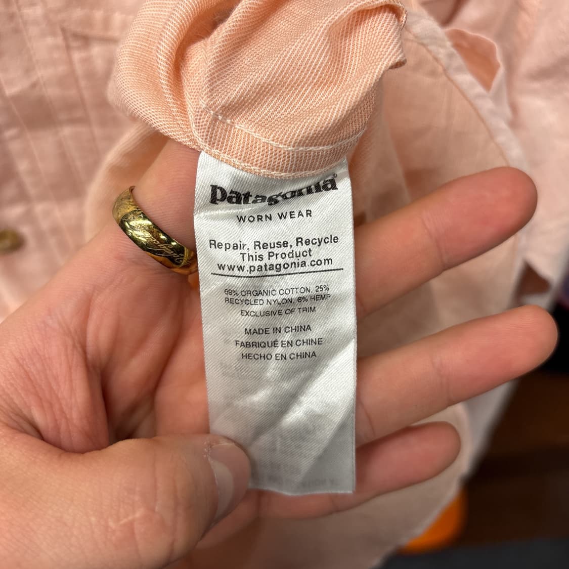 파타고니아 오가닉코튼 유틸리티 린넨셔츠 지퍼포켓 N958 상품이미지9