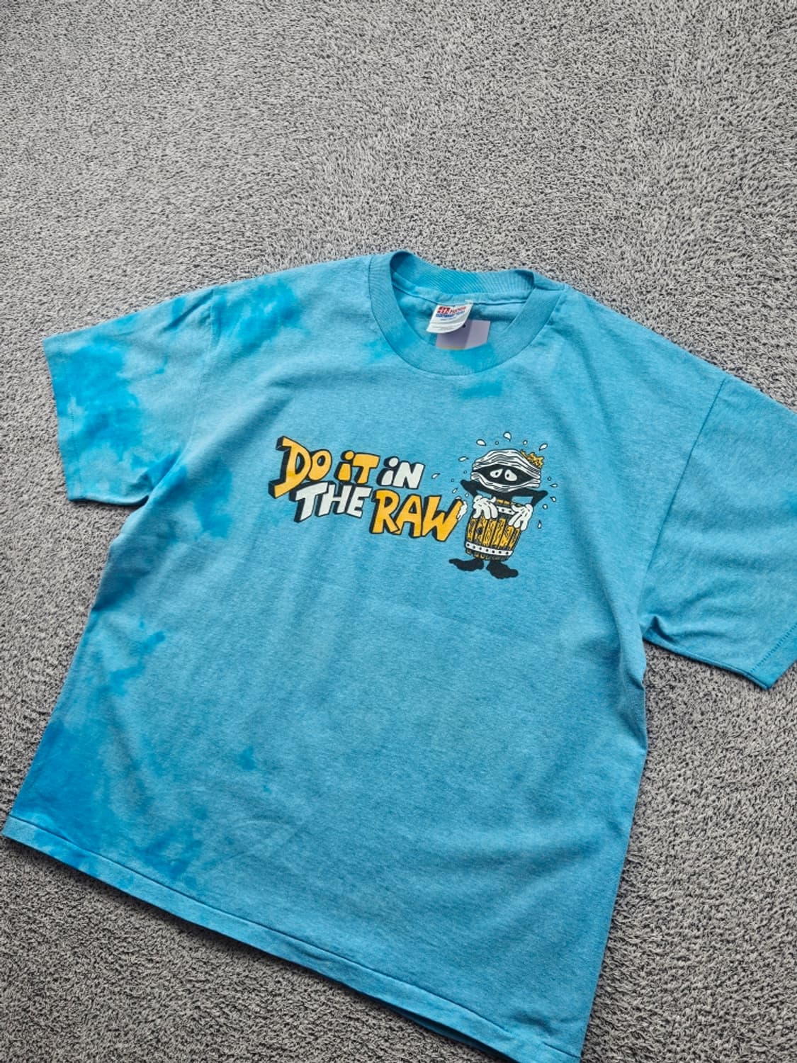 90's USA 헤인즈 싱글스티치 반팔 티셔츠 커스텀( L )/11972 상품이미지4