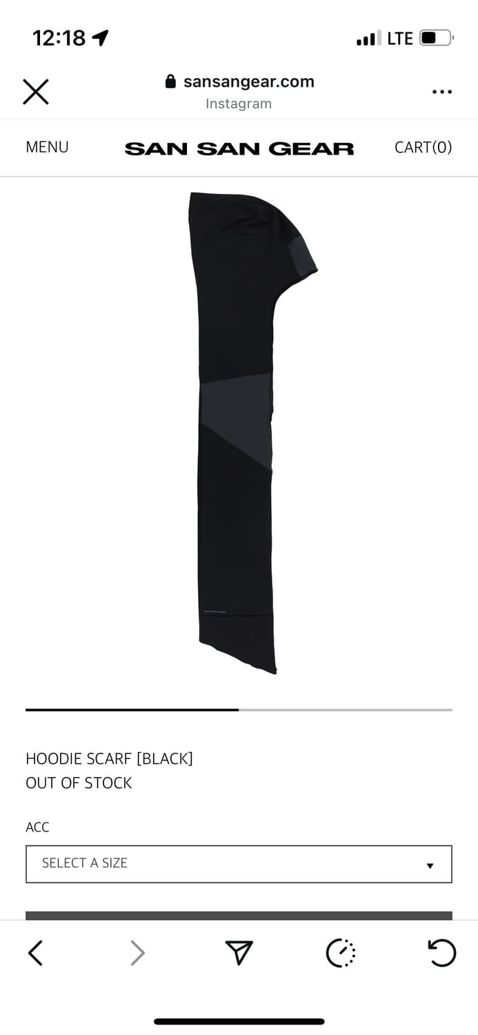 (구매)산산기어 후디 스카프 상품이미지1