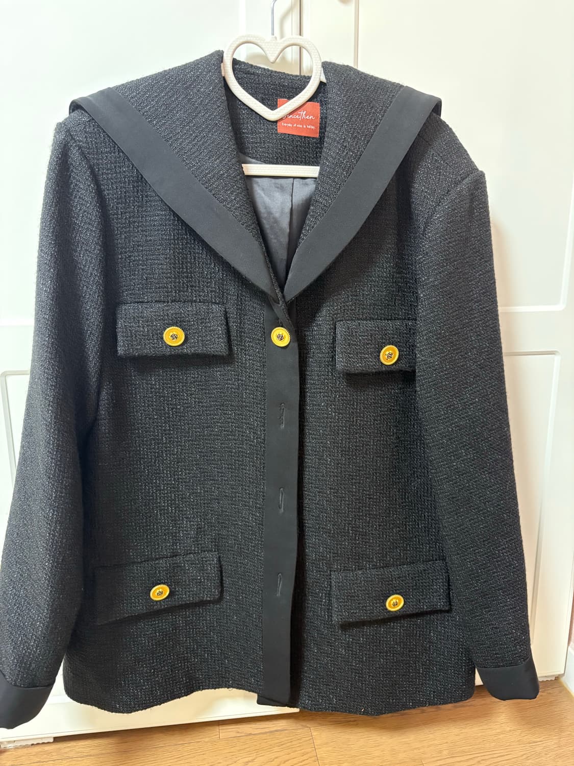 신스덴 트위드 세일러 자켓 상품이미지4