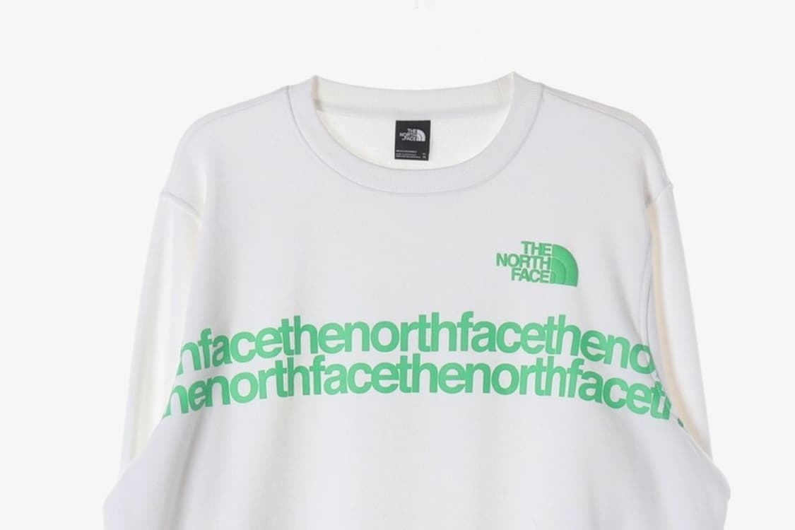 노스페이스 그린 로고 포인트 스웨트셔츠 XL 상품이미지3