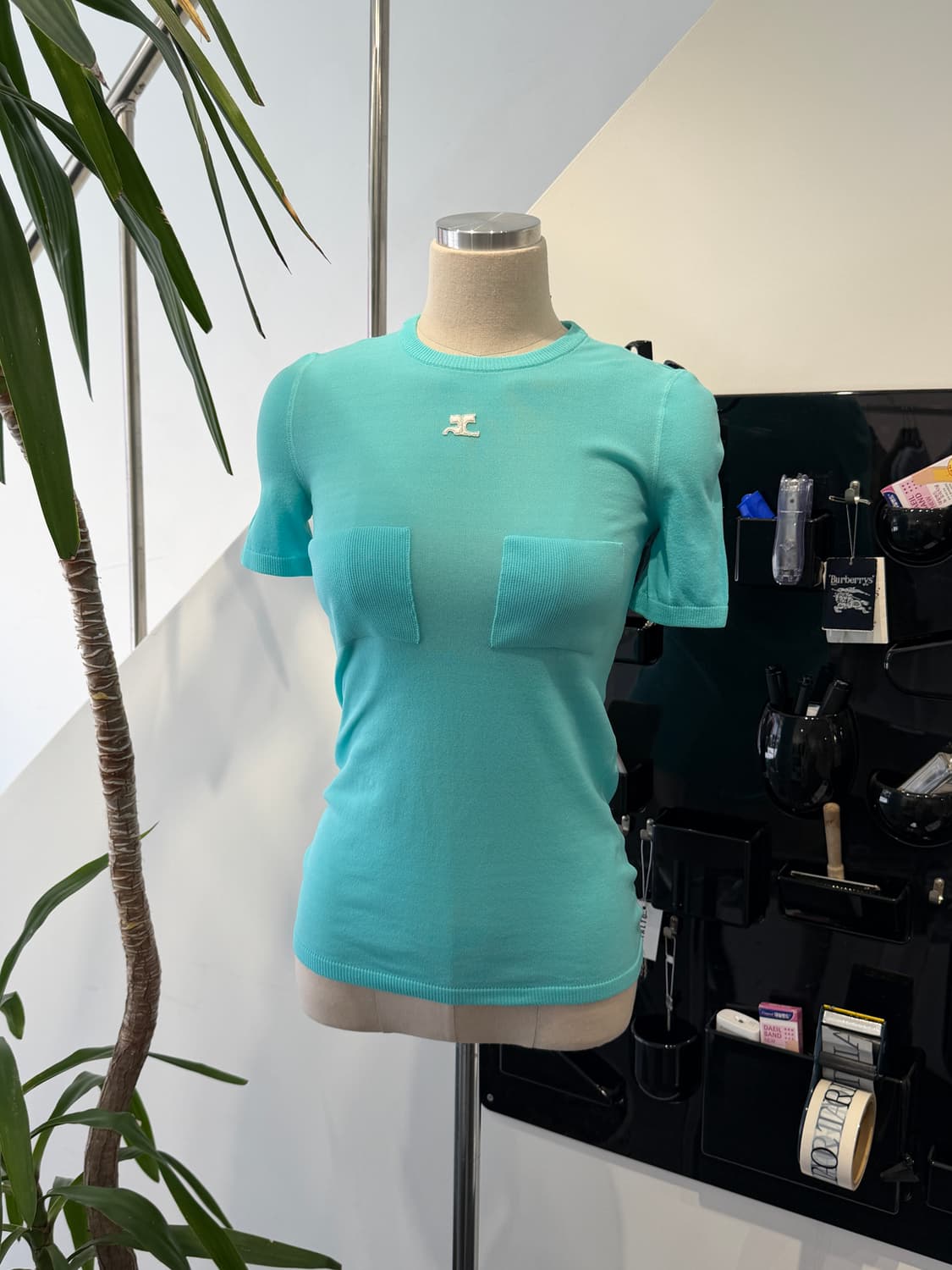 Courreges 꾸레쥬 시그니처 투포켓 니트 탑 상품이미지3